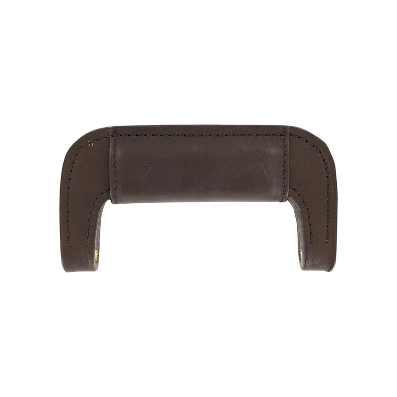 5 Brown, Padded Post Handle, Leather, #L-1547-BRO