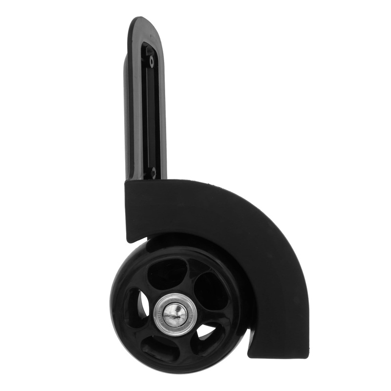 75mm Black, Ball Bearing Wheel with Housing Pair, Plastic, #L-3687
