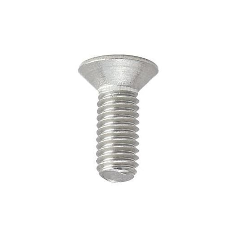 8mm Nickel, Flat Head Philips Screw, Steel-PK10, #P-3064-8MM