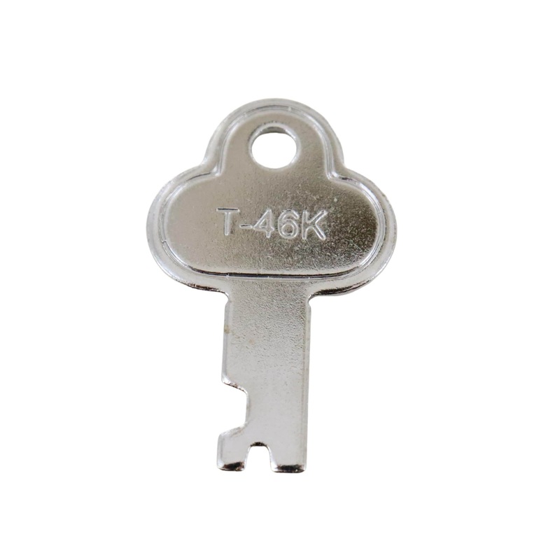 Extra Trunk Lock Key for G-1 and G-3, Steel, 5PK, #T-46K