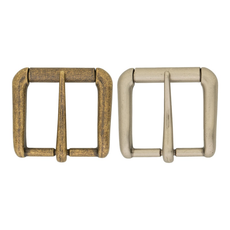 #1581 Roller Buckle Antique|1-1/4″|1-1/2″|Antique Brass|Antique Nickel
