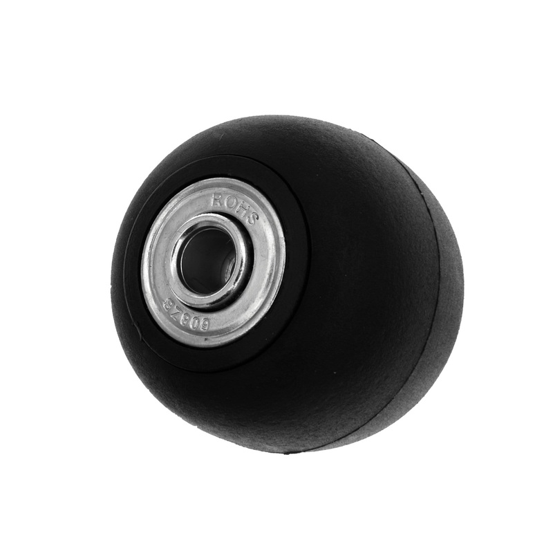 45mm Black, Wheel, Rubber, #L-3820