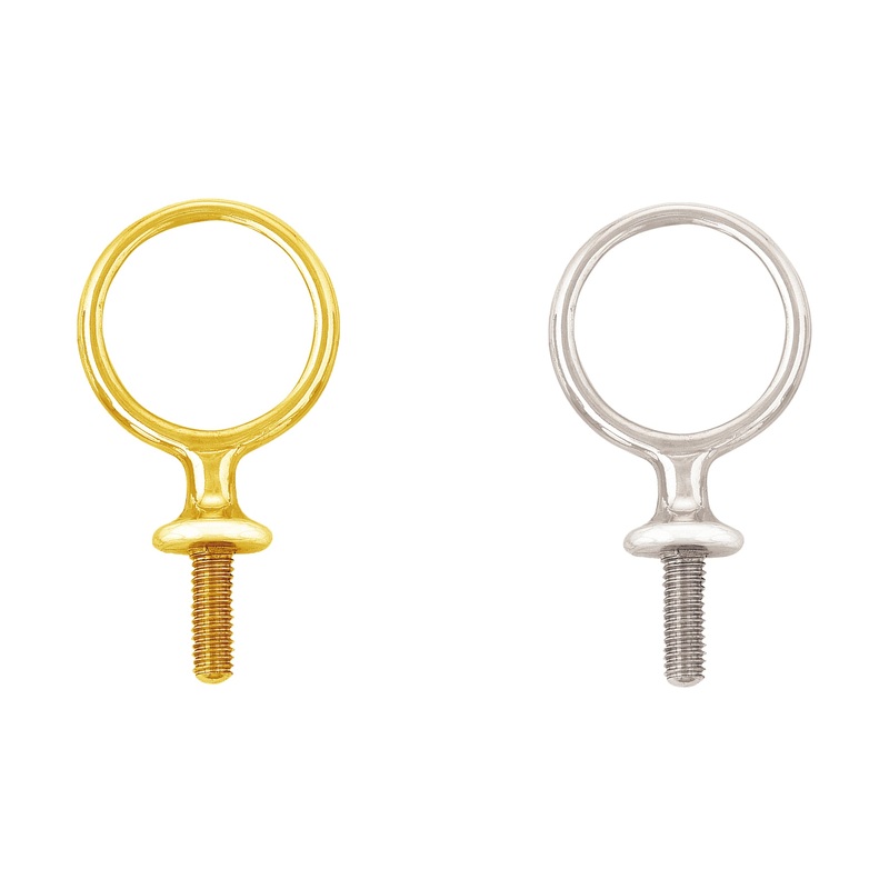 #580 Swedge Terret|Solid Brass|Stainless Steel