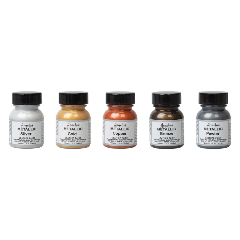 Angelus Metallic Leather Paint, 1 oz.