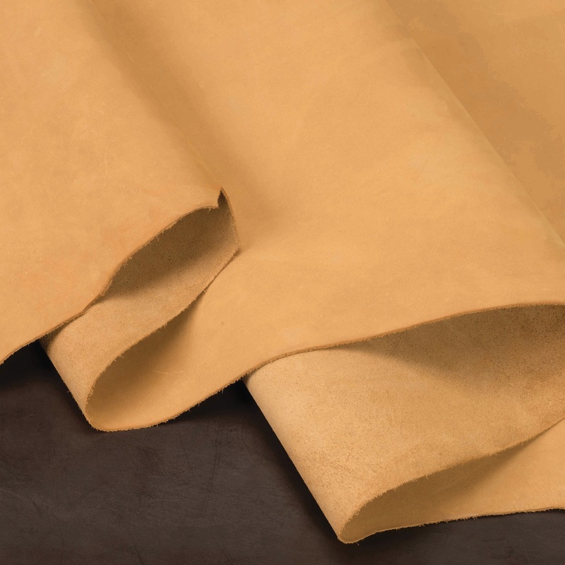 Chrome Tanned Nubuck Leather Sides, 5-6 oz.