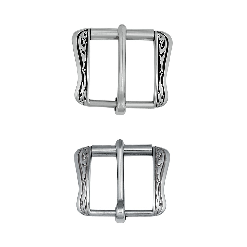 Jeremiah Watt Accented Floral Flank Buckle