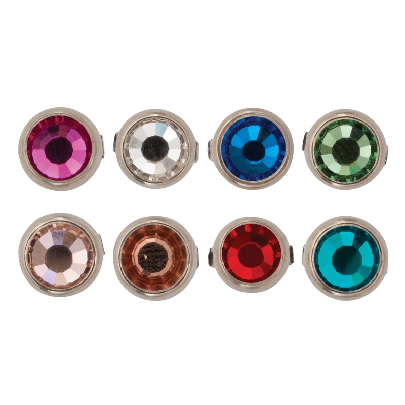 Preciosa Crystal Handy Packs|Fuchsia|Crystal|Capri Blue|Vintage Rose|Capri Gold|Light Siam|Blue Zircon|Nickel Brass