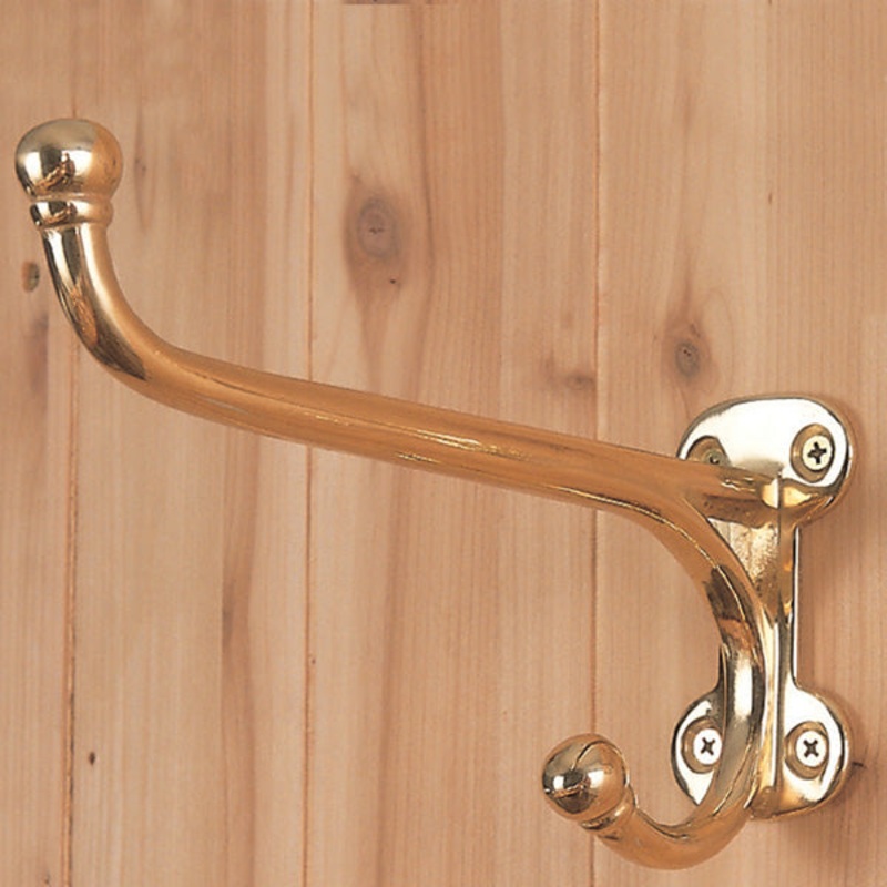 Solid Brass Harness Hook|4-1/2″|8-1/2″