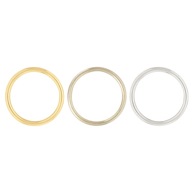 #1 Ring|2″|3″|Solid Brass|Brass Plated|Nickel Plated
