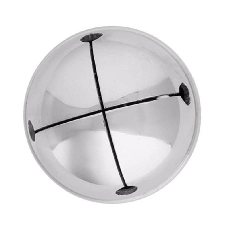 #119 Sleigh Bell|1-5/16″|1-7/16″|1-9/16″|1-13/16″|Chrome Brass|Solid Brass