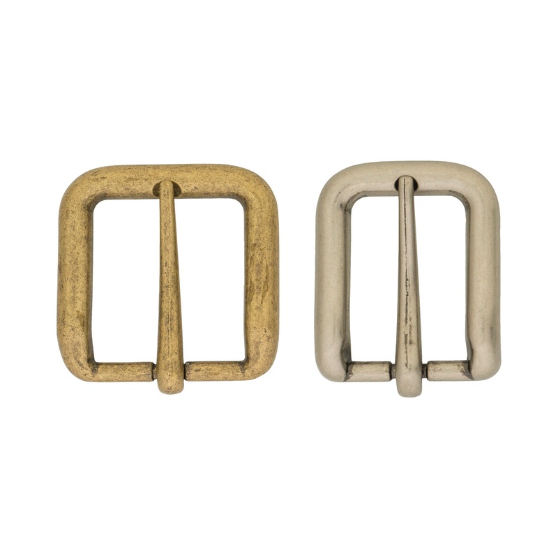#1582 Beefy Buckle|1-1/4″|1-1/2″|Antique Brass|Antique Nickel