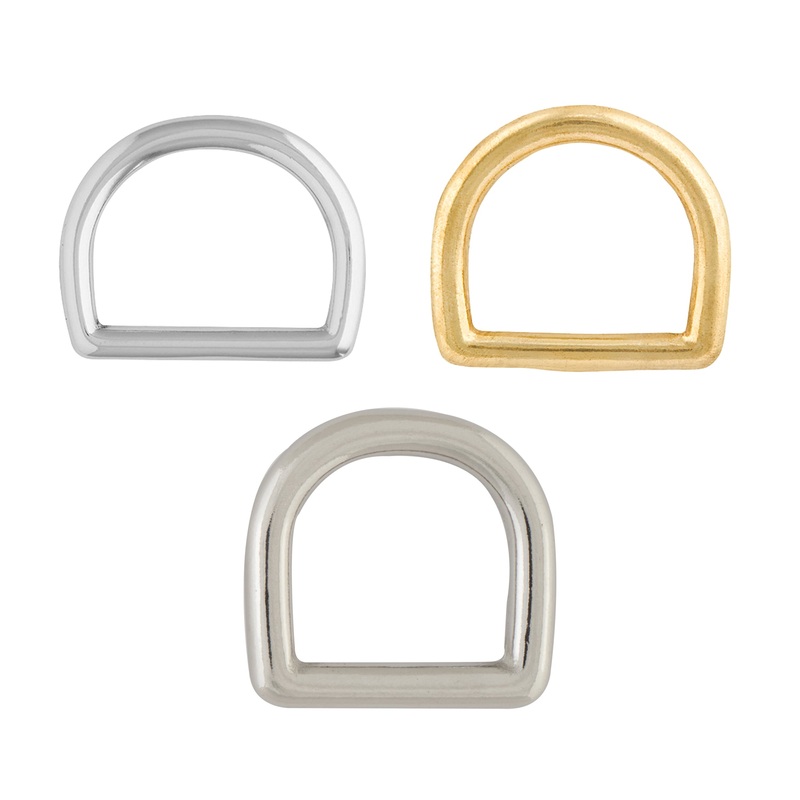 #325 D-Ring|1/2″|5/8″|3/4″|7/8″|1″|1-1/4″|1-1/2″|2″|Stainless Steel|Chrome Over Brass|Solid Brass