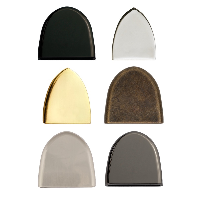 #405 Belt Tip|1-1/4″|1-1/2″|Black|Chrome Over Brass|Solid Brass|Antique Brass|Brushed Nickel|Gunmetal