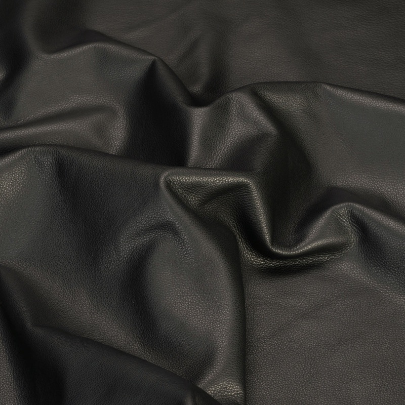 Deertan Cowhide, 2/3 oz|Black|White|Saddle Tan|Cognac|Side