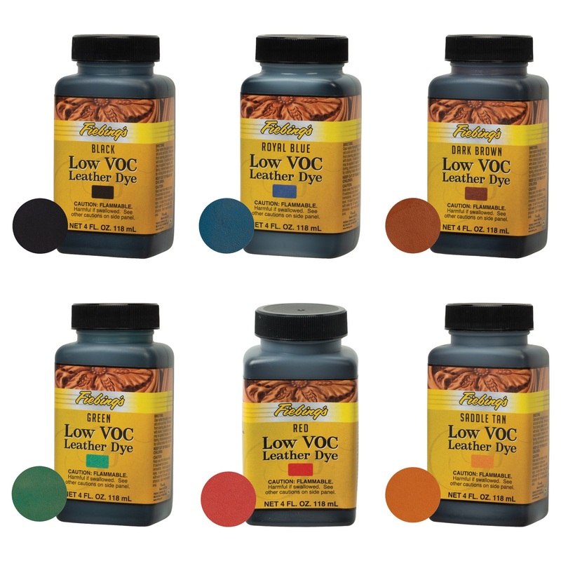 Fiebings Low VOC Leather Dye , 4 oz.