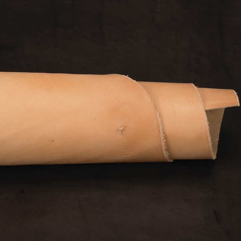 Hermann Oak Veg-Tan Single Shoulders, Natural