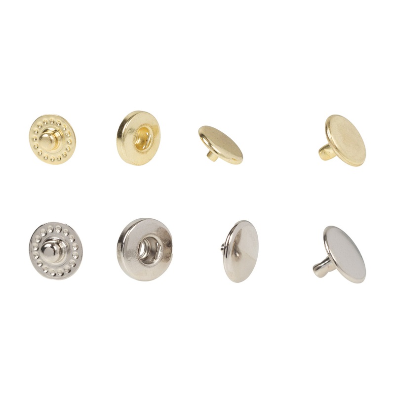 Mini Segma Snap|Brass Plated|Nickel Plated
