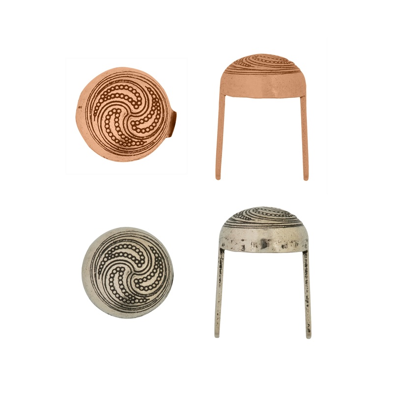 #2075 Swirl Spots|3/16″|5/16″|Copper|Nickel Brass