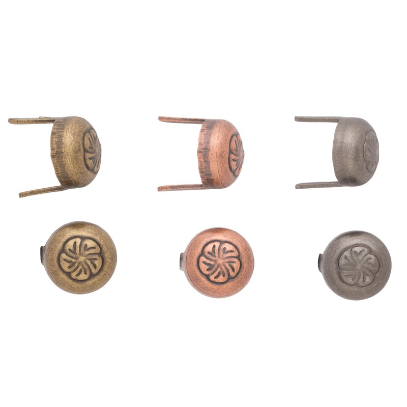#2080 Flower Spot|1/4″|5/16″|Antique Brass|Antique Copper|Antique Nickel