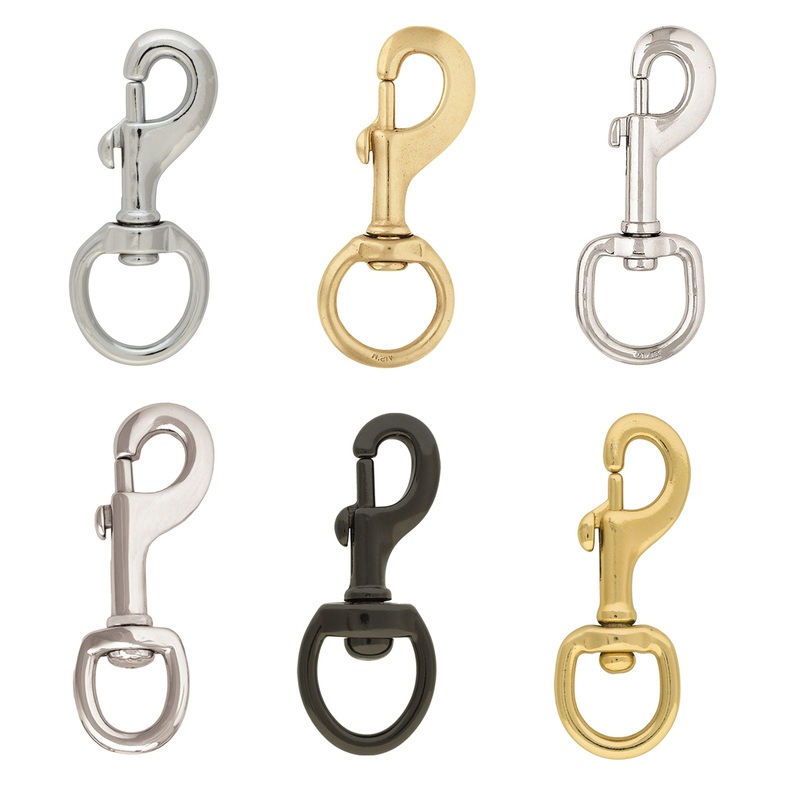 #225 Swivel Snap|3/8″|1/2″|5/8″|3/4″|7/8″|1″|1-1/8″|1-1/4″|Chrome Over Brass|Solid Brass|Nickel Plated|Stainless Steel|Black|Brass Plated