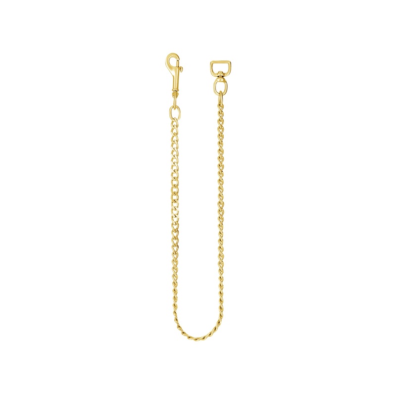 #624 Flat Link Lead Chain|3/4″ x 24″|Brass Plated|Chrome Plated|Stainless Steel