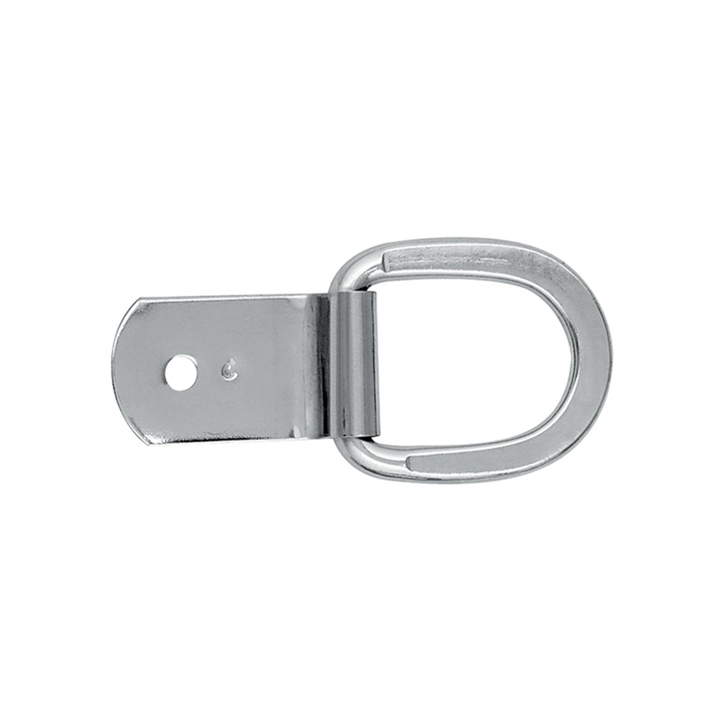 Clip and Flat D-Ring Stainless Steel, 1