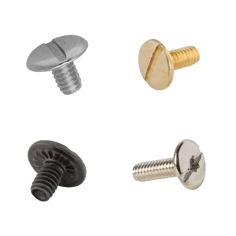 #D5040 Chicago Screws|5/32″|1/4″|3/8″|1/2″|5/8″|9/32″|Nickel Brass|Solid Brass|Black|Stainless Steel