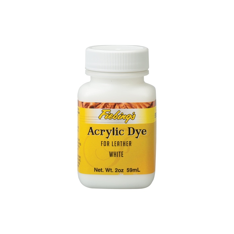 Fiebing’s Acrylic Dye, 2 oz., White