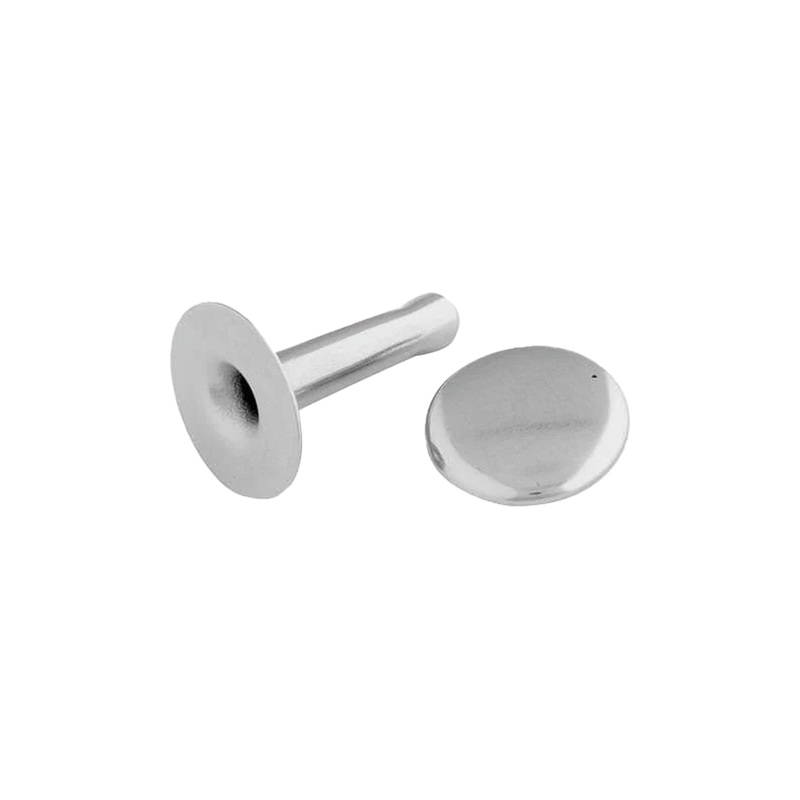 #412S Insta-Rivets, Nickel Over Brass, 7/16