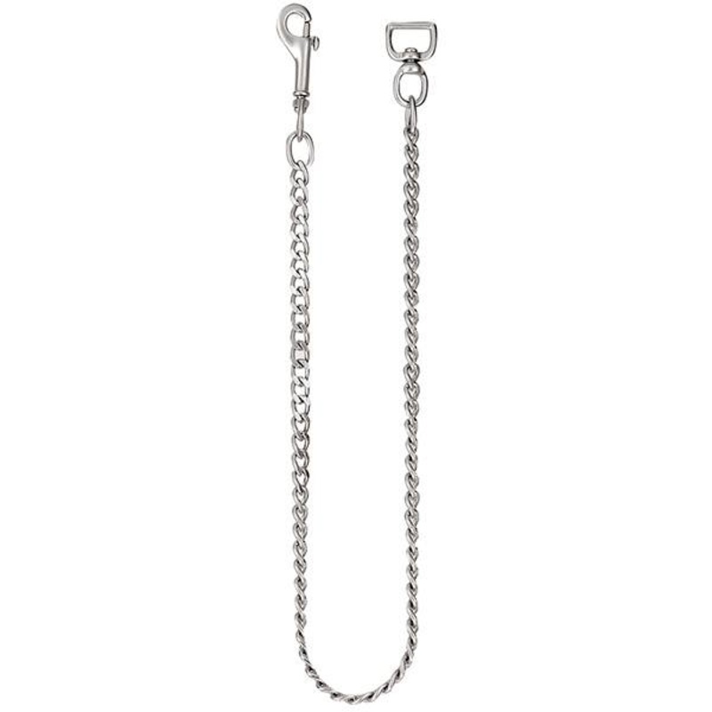 #630 Flat Link Lead Chain Chrome Plated, 3/4 x 30