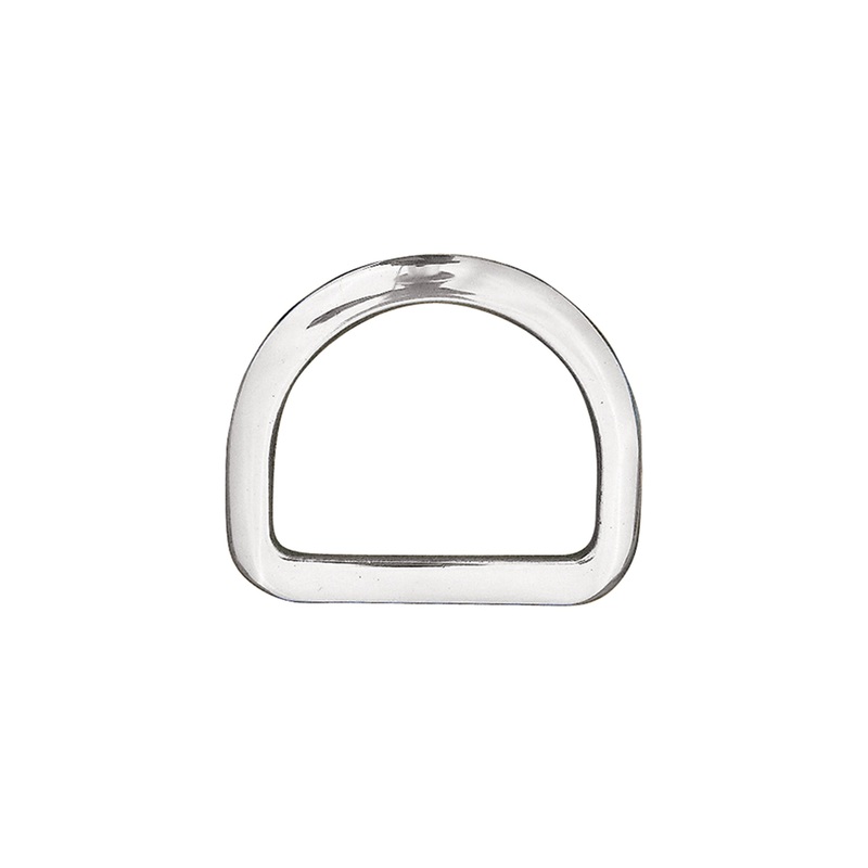 Beveled Rigging D-Ring Stainless Steel, 3-1/2