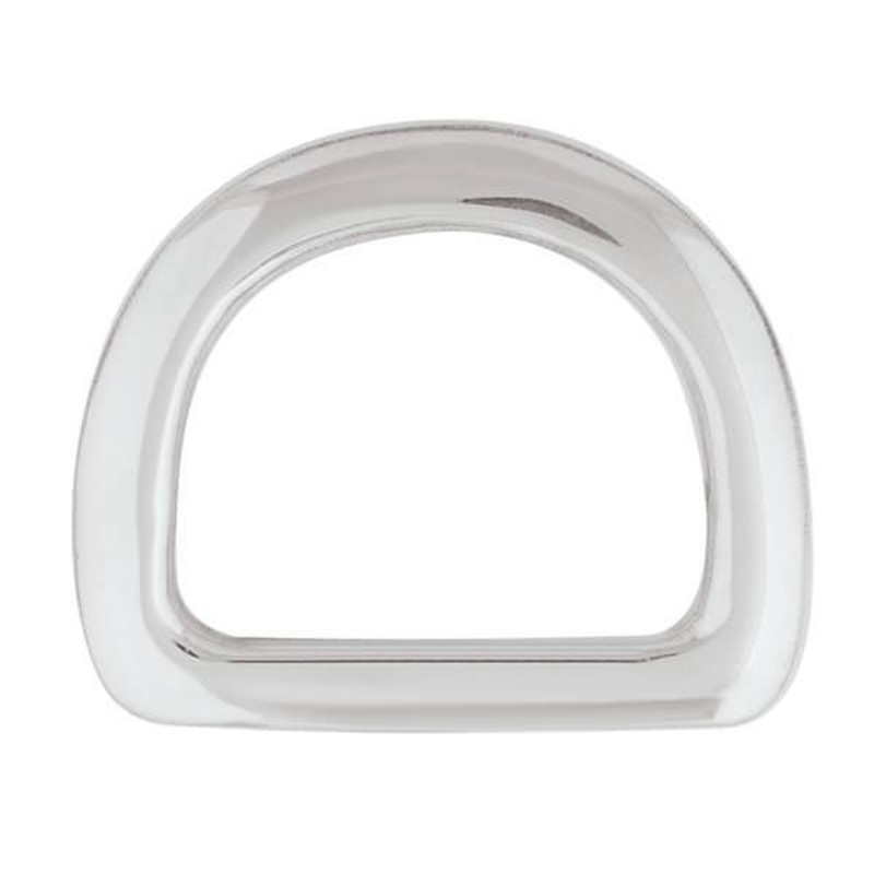Beveled Saddle D-Ring Stainless Steel, 2