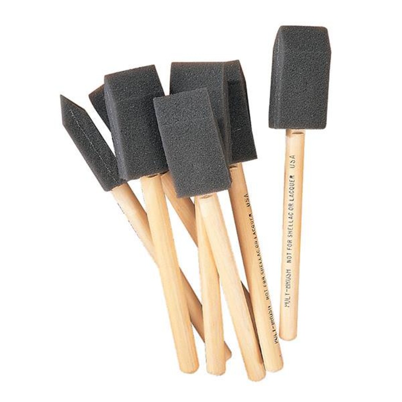Foam Brush, Bag of 12
