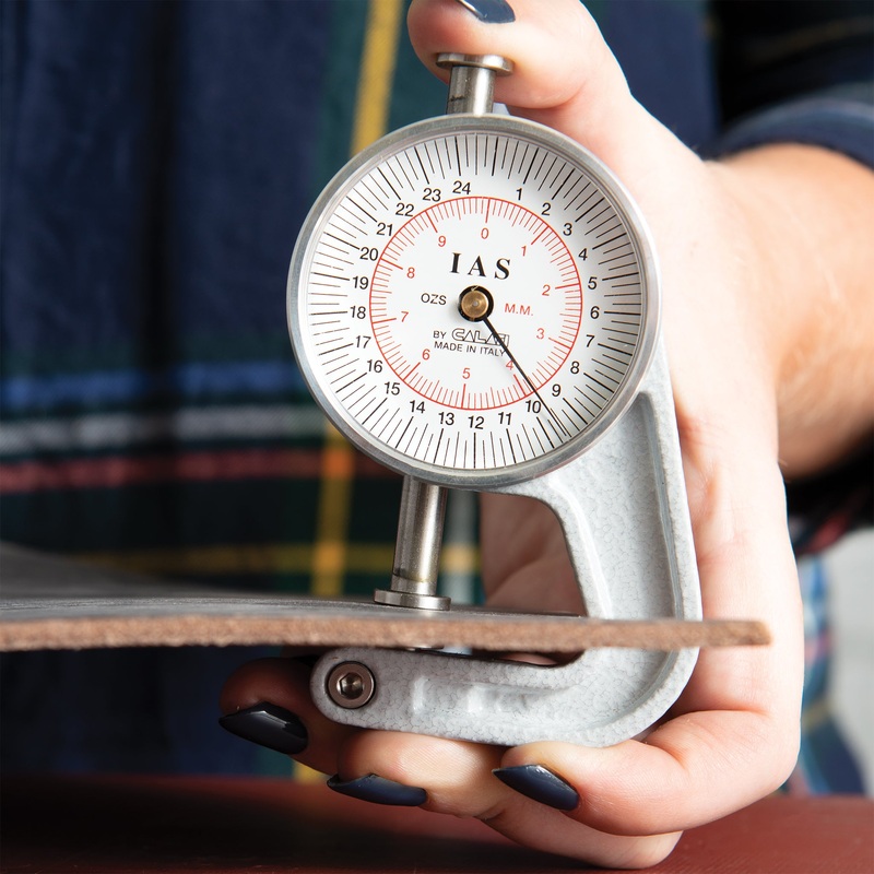 Leather Thickness Gauge, 1 Throat