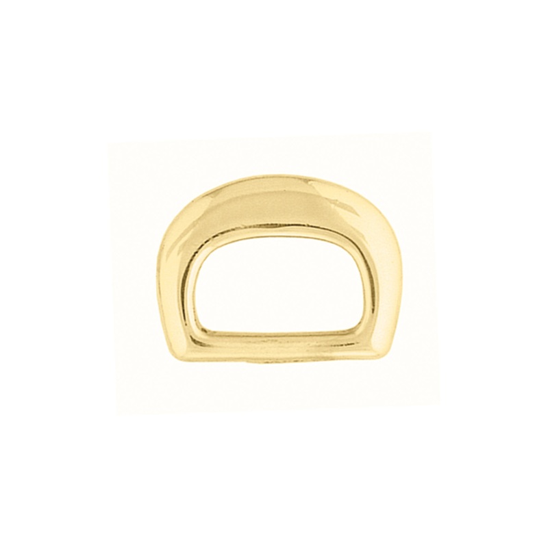 #1297 Sam Browne D-Ring Solid Brass, 7/8