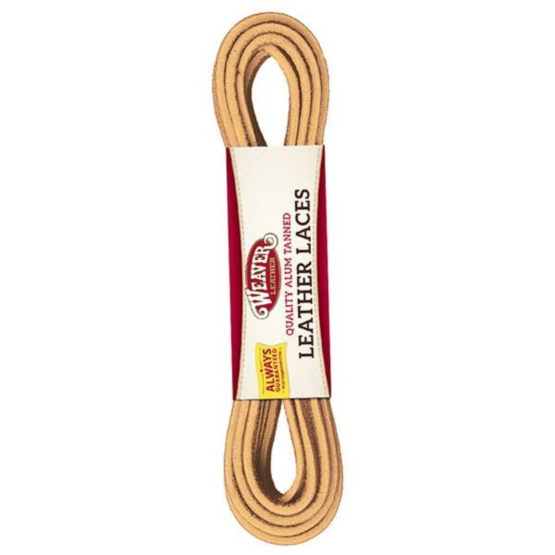 Alum Tanned Leather Lace Handy Pack, Chestnut, 1/8 x 72