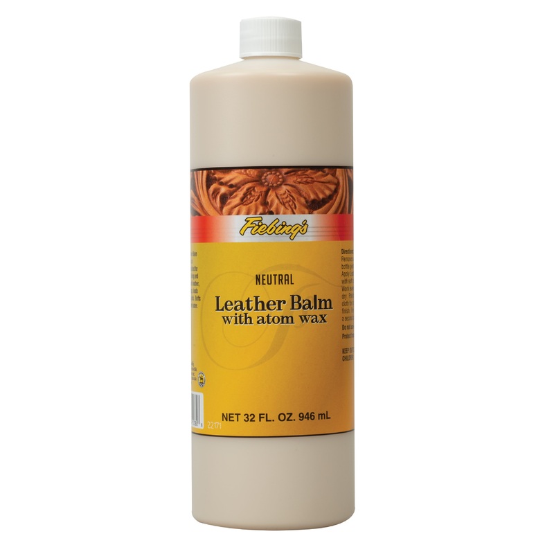 Fiebing’s Leather Balm with Atom Wax, Neutral, Quart
