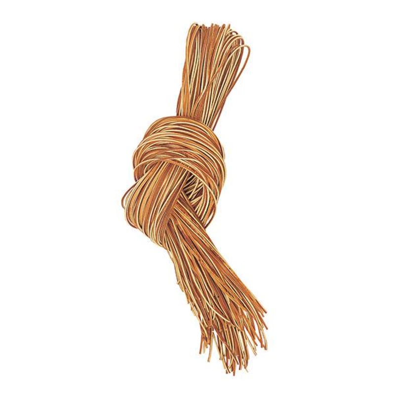 Alum Tanned Leather Lace, Chestnut, 1/8 x 72