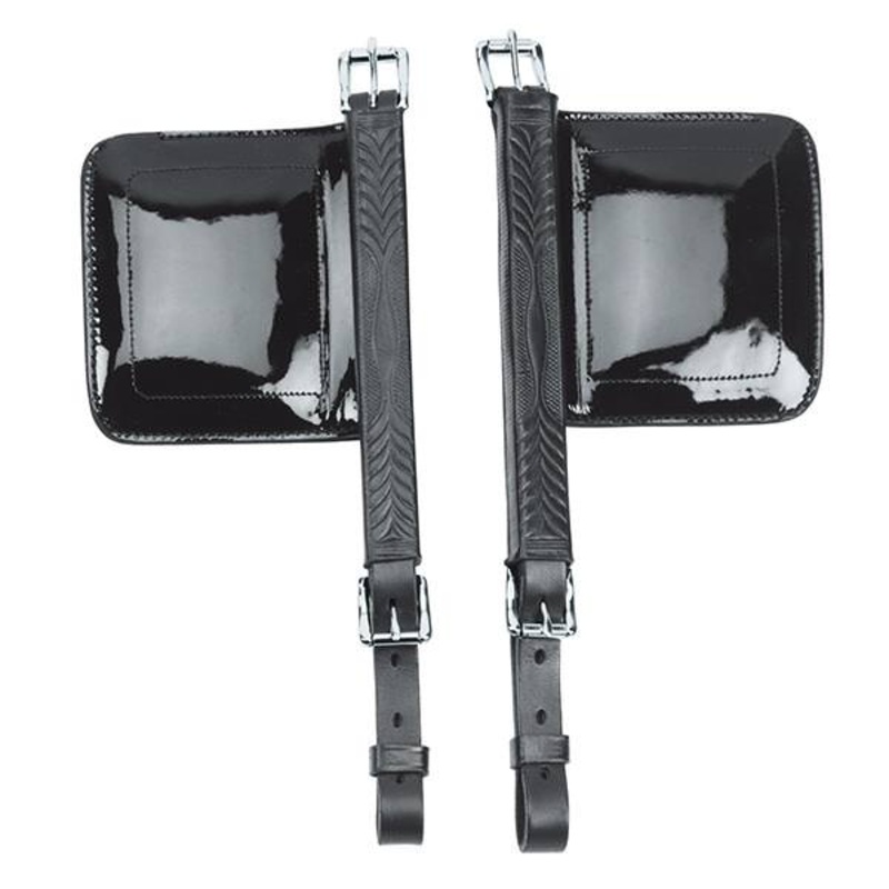 Bridle Blinds Black with Stainless Steel