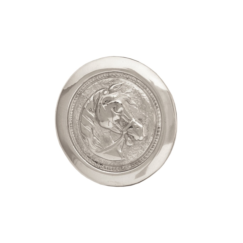 Horsehead Rosettes Stainless Steel, 2