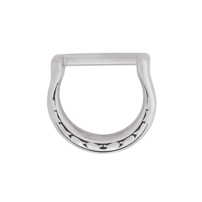 Jeremiah Watt Accented Floral Saddle Collar D-Ring, 1