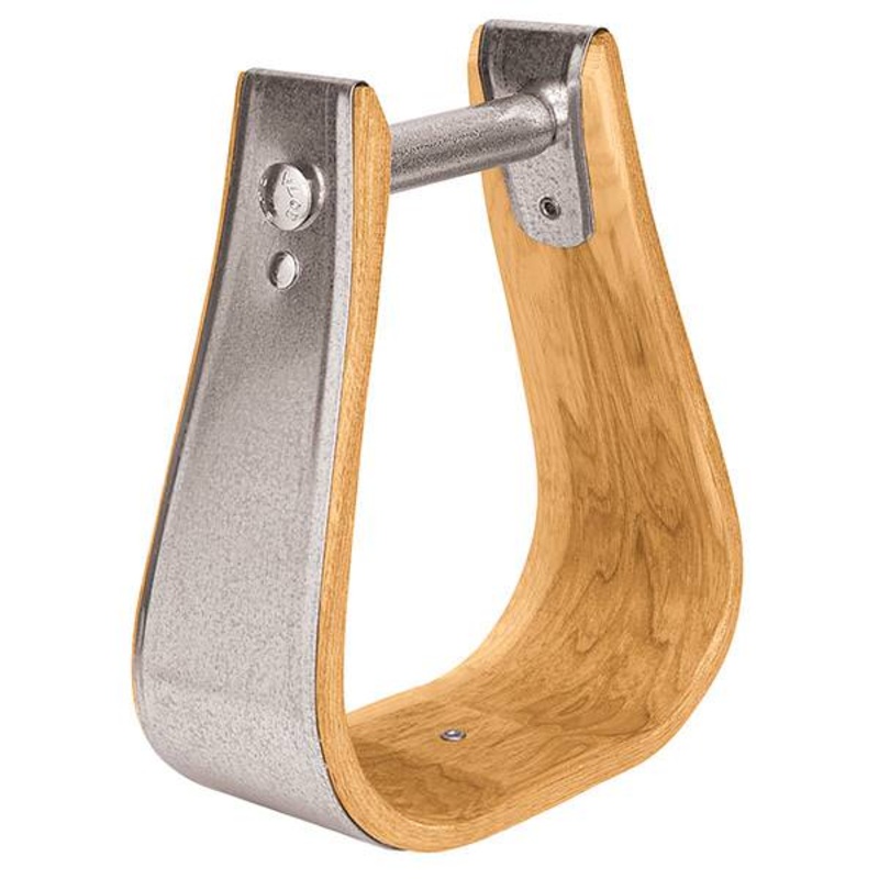 Wooden Stirrups, Overshoe Visalia, 3 Tread
