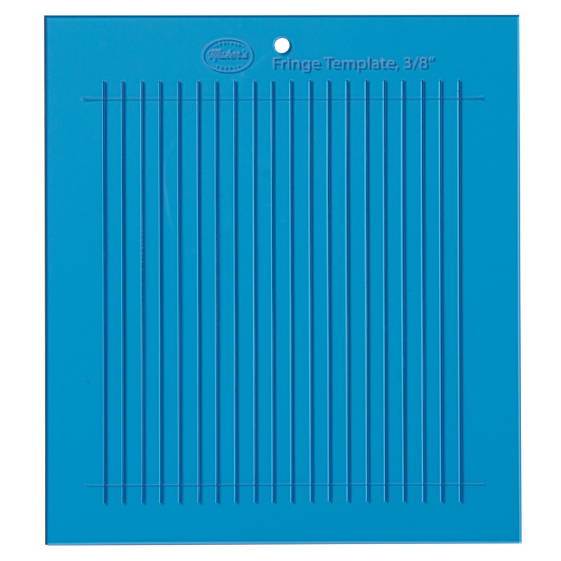 3/8 Fringe Cutting Template by Maker’s Leather Supply