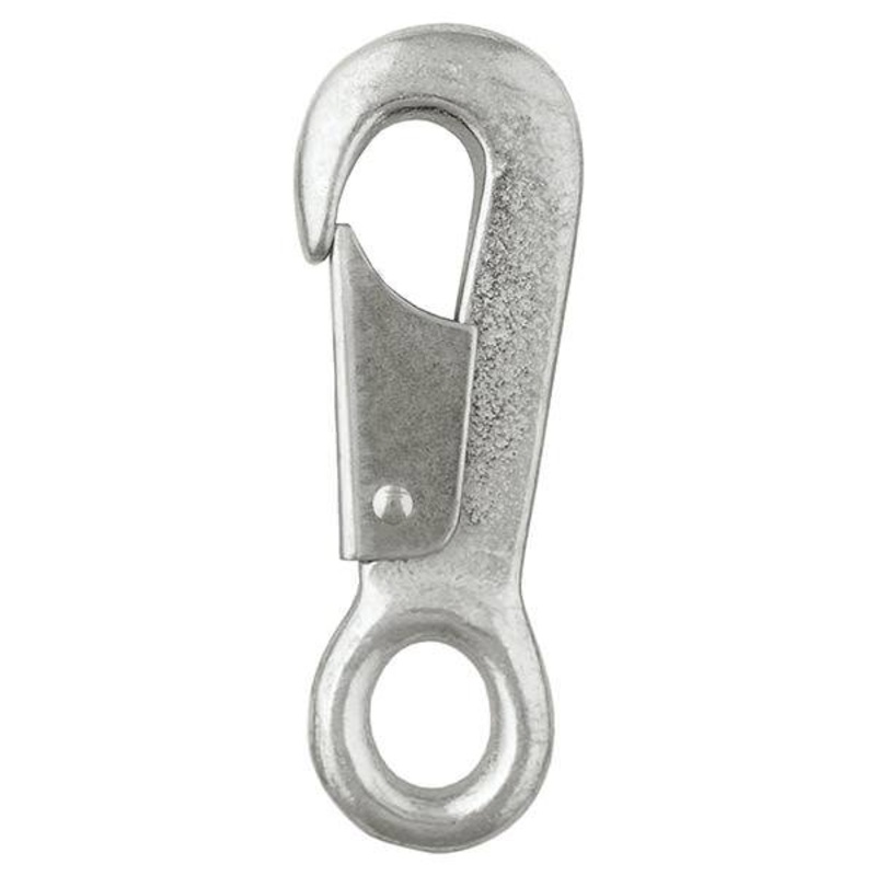 #822 Solid Rope Snap Zinc Plated, 4-3/4