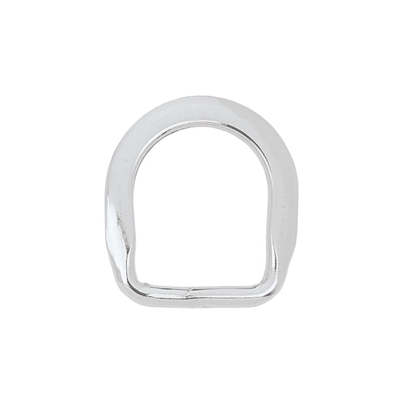 Beveled Saddle D-Ring Stainless Steel, 1-3/4