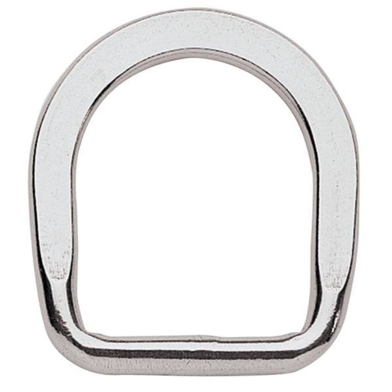 Flat Saddle D-Ring Stainless Steel, 1-3/4