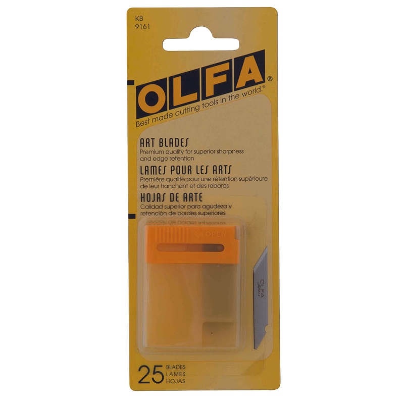 Olfa Art Knife Replacement Blades, 25-Pack