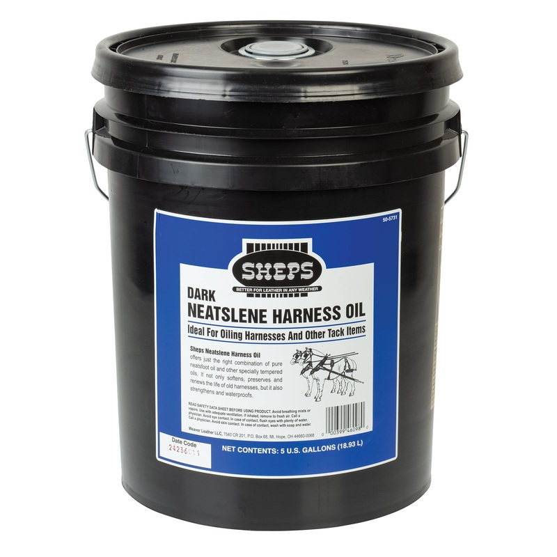 Sheps Dark Neatslene Harness Oil, 5 Gallons
