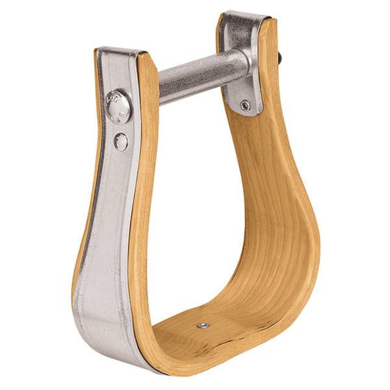 Wooden Stirrups, Bell, 3-1/2 Tread