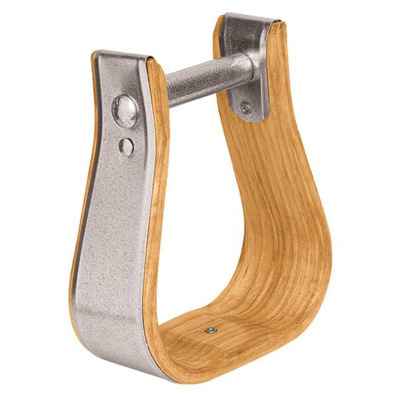 Wooden Stirrups, Visalia, 2-1/2 Tread